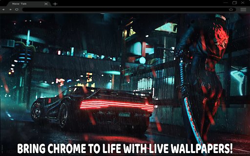 Cyberpunk 2077 Samurai Car Live Wallpaper  from Chrome web store to be run with OffiDocs Chromium online