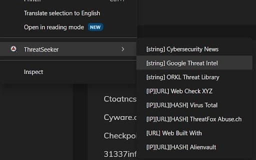 Cyber Seeker  from Chrome web store to be run with OffiDocs Chromium online