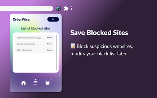 CyberWise  from Chrome web store to be run with OffiDocs Chromium online