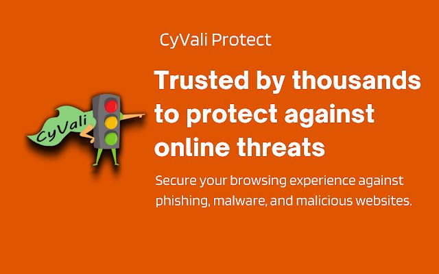 CyVali Protect: הודעות דוא"ל גלישה באינטרנט מחנות האינטרנט של Chrome להפעלה עם OffiDocs Chromium מקוון