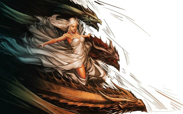 Daenerys Targaryen Game of Thrones Drogon Des  from Chrome web store to be run with OffiDocs Chromium online