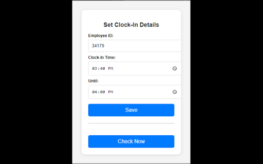 Daily Attendance Checker  from Chrome web store to be run with OffiDocs Chromium online