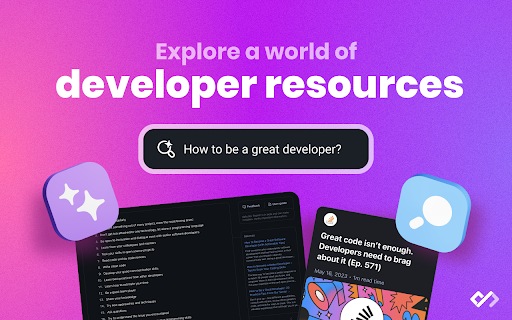 daily.dev | The homepage developers deserve  from Chrome web store to be run with OffiDocs Chromium online