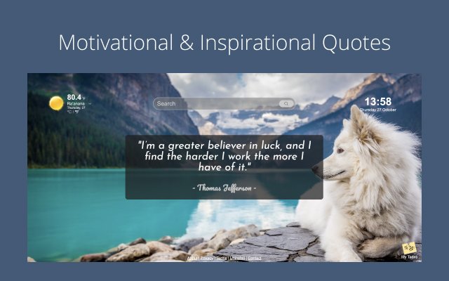 Daily Inspiration  from Chrome web store to be run with OffiDocs Chromium online