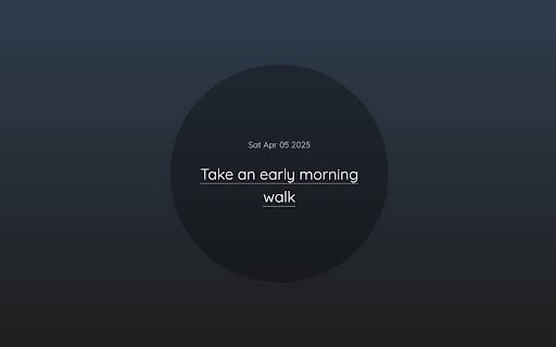 Daily Mindful Prompt  from Chrome web store to be run with OffiDocs Chromium online