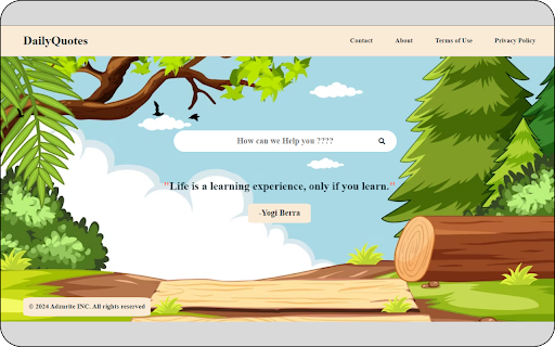 Daily Quotes  from Chrome web store to be run with OffiDocs Chromium online