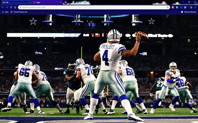 Dallas Cowboys mula sa Chrome web store na tatakbo sa OffiDocs Chromium online