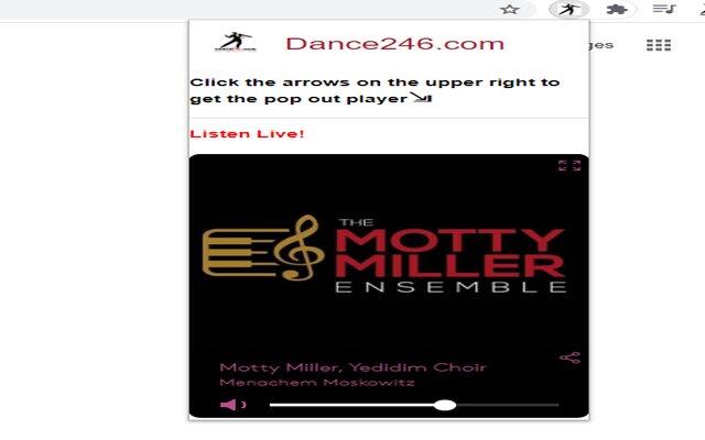 Dance246  from Chrome web store to be run with OffiDocs Chromium online