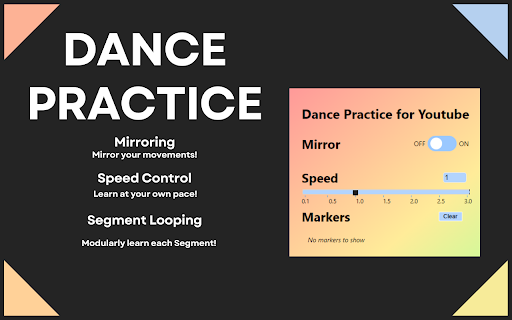 Dance Practice Assist for Youtube  from Chrome web store to be run with OffiDocs Chromium online