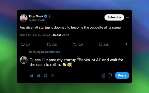 Dank AI  from Chrome web store to be run with OffiDocs Chromium online