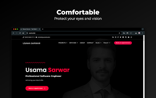 Dark Black  from Chrome web store to be run with OffiDocs Chromium online
