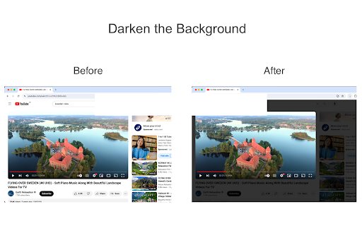 Darken the Background  from Chrome web store to be run with OffiDocs Chromium online