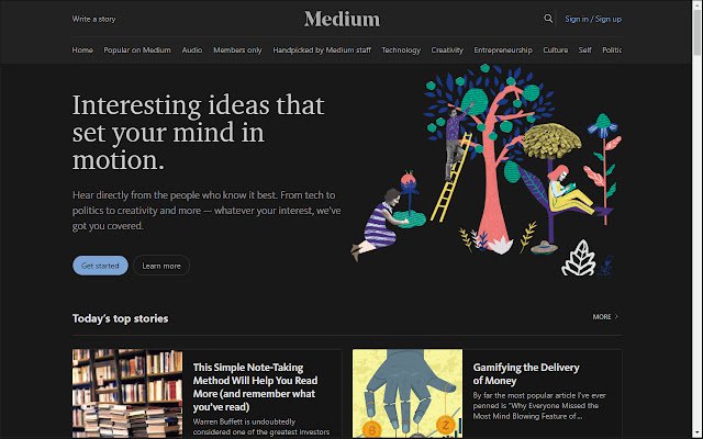 Darker Medium da Chrome Web Store será executado com o OffiDocs Chromium online