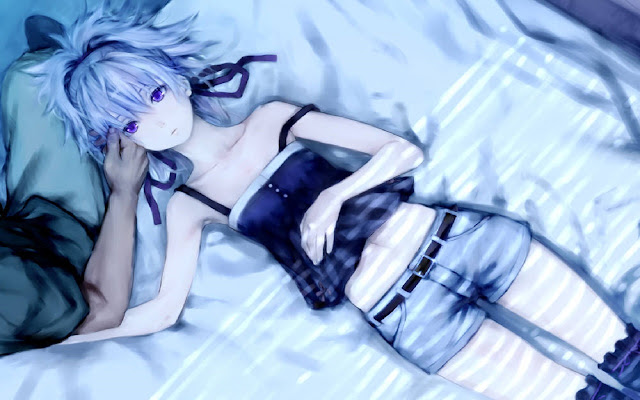 Darker than Black anime Cute Yin theme  from Chrome web store to be run with OffiDocs Chromium online
