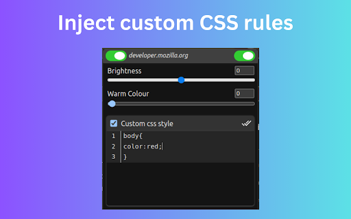 DarkLume Dark mode for websites  from Chrome web store to be run with OffiDocs Chromium online