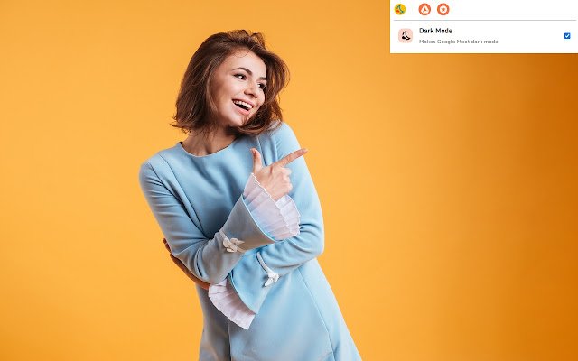 Dark Mode for Google Meet™  from Chrome web store to be run with OffiDocs Chromium online