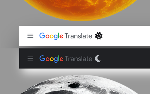Dark Mode For Google Translate from Chrome web store to be run with OffiDocs Chromium online Dark Mode For Google Translate from Chrome web store to be run with OffiDocs Chromium online