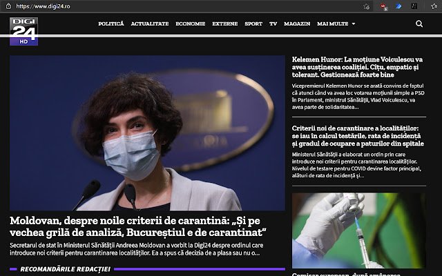 DarkMode News  from Chrome web store to be run with OffiDocs Chromium online