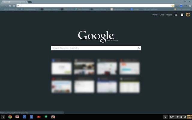 DarkMTRL Chrome Theme  from Chrome web store to be run with OffiDocs Chromium online
