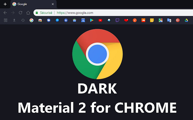 Dark Night Theme cho Material 2 từ cửa hàng Chrome trực tuyến sẽ được chạy với OffiDocs Chromium trực tuyến