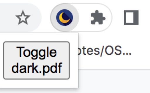 DarkPDF  from Chrome web store to be run with OffiDocs Chromium online