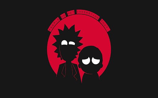 Dark Rick And Morty Browser Theme  from Chrome web store to be run with OffiDocs Chromium online