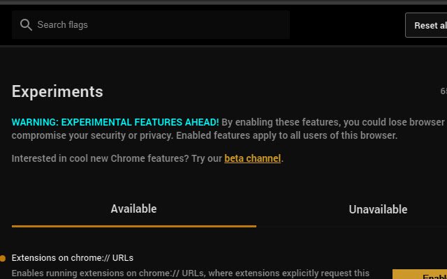 Dark Settings  from Chrome web store to be run with OffiDocs Chromium online
