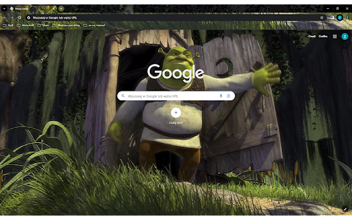 Dark Shrek Theme 1920x1080  from Chrome web store to be run with OffiDocs Chromium online