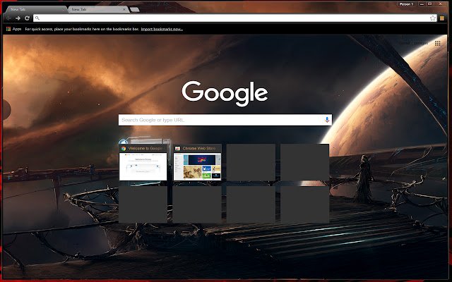 Chrome 网上商店的 Dark Space Opera 将与 OffiDocs Chromium 在线运行