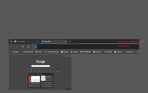 DarkTheme  from Chrome web store to be run with OffiDocs Chromium online