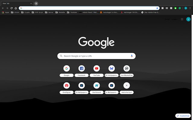Profesjonalny materiał z ciemnym motywem ze sklepu internetowego Chrome do uruchomienia z OffiDocs Chromium online
