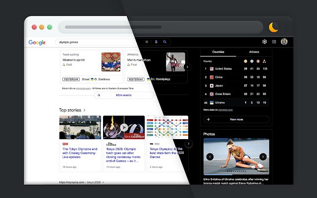 Dark Theme  Night Shift Mode  from Chrome web store to be run with OffiDocs Chromium online