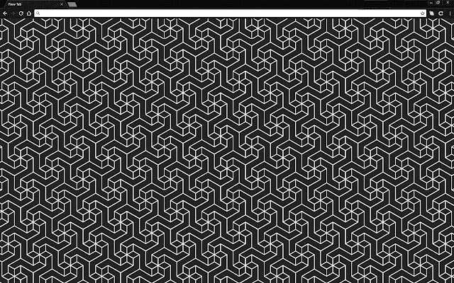 Dark Unreal Geometry Theme  from Chrome web store to be run with OffiDocs Chromium online