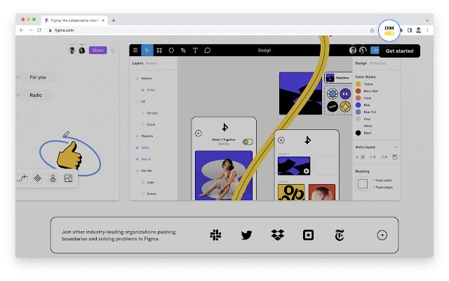 DarkWEB da Chrome Web Store será executado com OffiDocs Chromium online