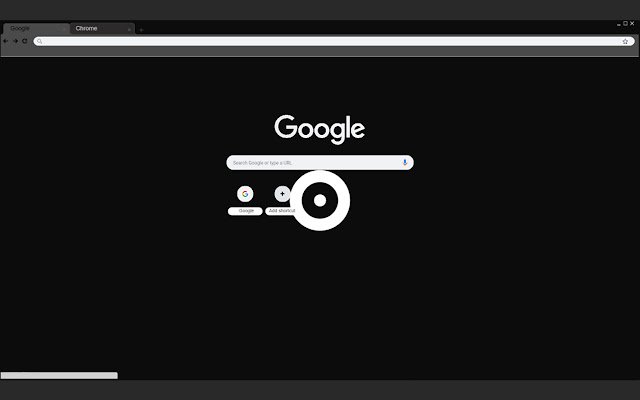 Dark White Dot Theme mula sa Chrome web store na tatakbo sa OffiDocs Chromium online