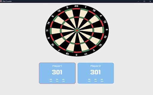 Darts Scoreboard  from Chrome web store to be run with OffiDocs Chromium online