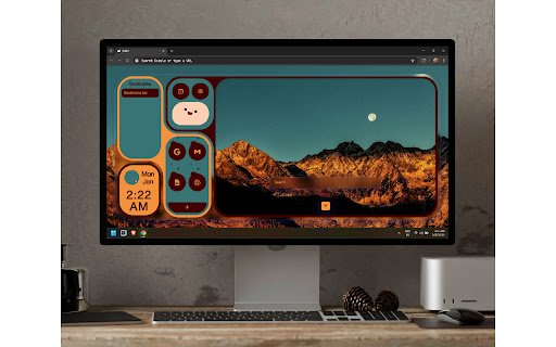 DashTab  from Chrome web store to be run with OffiDocs Chromium online