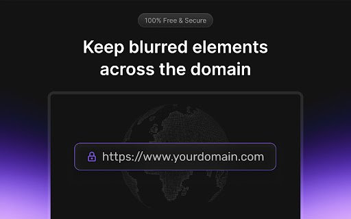 DataBlur  from Chrome web store to be run with OffiDocs Chromium online