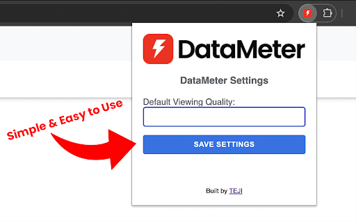 DataMeter for YouTube  from Chrome web store to be run with OffiDocs Chromium online