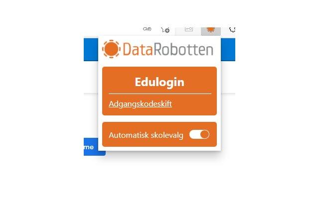 Datarobotten login hjælper da Chrome web store para ser executado com OffiDocs Chromium online