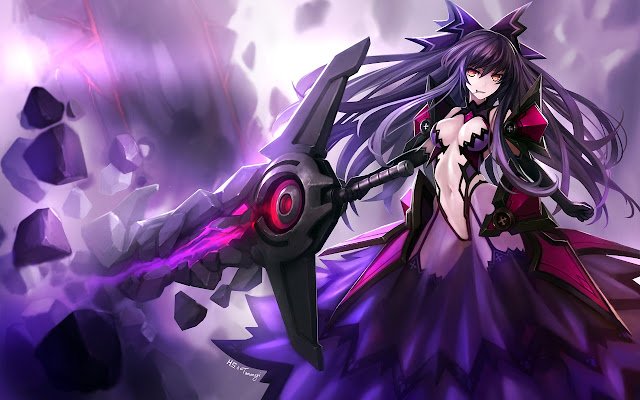 Date A Live Tohka magandang tema ng anime mula sa Chrome web store na tatakbo sa OffiDocs Chromium online