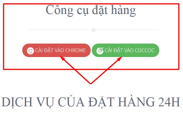 Dathang24h.vn को Chrome वेब स्टोर से Taobao डाउनलोड किया गया है, जिसे ऑनलाइन ऑफ़लाइन ऑफ़ीडॉक्स क्रोमियम के साथ चलाया जाएगा