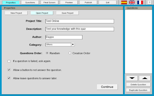 daypo tests online  from Chrome web store to be run with OffiDocs Chromium online