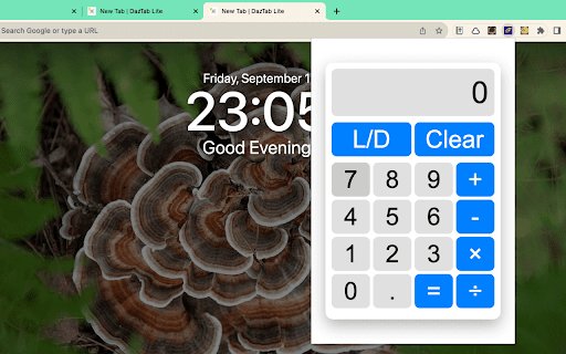 DazCalc  from Chrome web store to be run with OffiDocs Chromium online