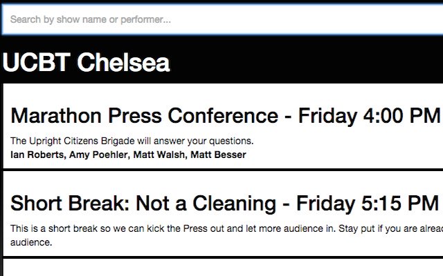 DCM Calendar Search  from Chrome web store to be run with OffiDocs Chromium online