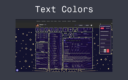 DD Beyond Backdrop and Colors Replacer  from Chrome web store to be run with OffiDocs Chromium online