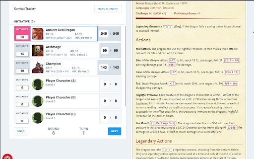 DD Beyond Combat Tracker Enhancer  from Chrome web store to be run with OffiDocs Chromium online