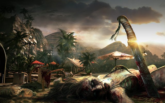 Dead Island ThemeLead din magazinul web Chrome va fi rulat cu OffiDocs Chromium online
