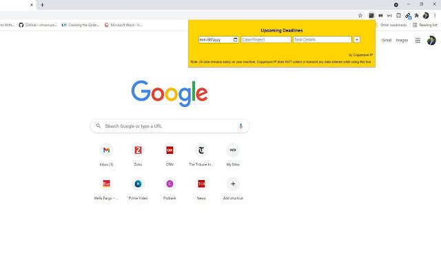 Дедлайни від Copperpod із веб-магазину Chrome для запуску в режимі OffiDocs Chromium онлайн