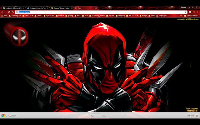 Deadpool Done Right 1366x768，来自 Chrome 网上商店，可与 OffiDocs Chromium 在线运行